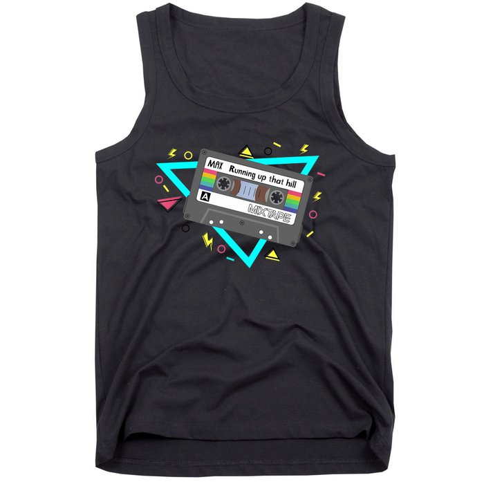 Funny Cute 80s Max's Mix Running Up That Hill Workout Lover Tank Top