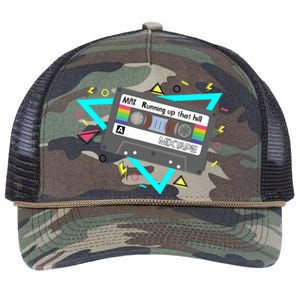 Funny Cute 80s Max's Mix Running Up That Hill Workout Lover Retro Rope Trucker Hat Cap