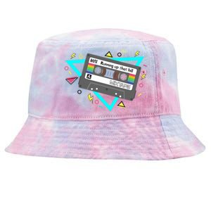 Funny Cute 80s Max's Mix Running Up That Hill Workout Lover Tie-Dyed Bucket Hat