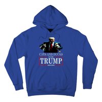 Funny Cats And Ducks For Trump 2024 Kittens Gift Hoodie