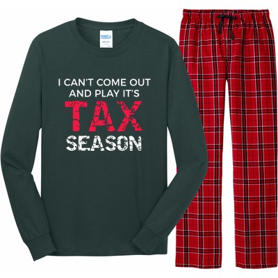 Funny CPA Accountant Gag Gift Long Sleeve Pajama Set