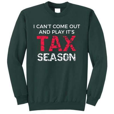 Funny CPA Accountant Gag Gift Tall Sweatshirt