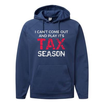 Funny CPA Accountant Gag Gift Performance Fleece Hoodie