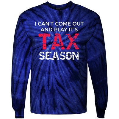 Funny CPA Accountant Gag Gift Tie-Dye Long Sleeve Shirt