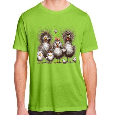 Funny Chicken Art Eagerlys Adult ChromaSoft Performance T-Shirt