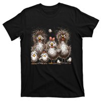 Funny Chicken Art Eagerlys T-Shirt