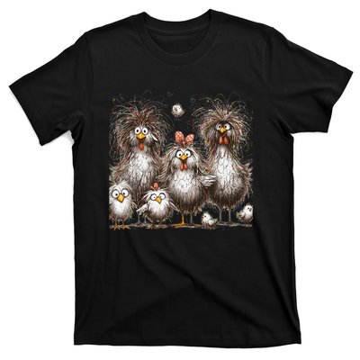 Funny Chicken Art Eagerlys T-Shirt