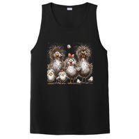 Funny Chicken Art Eagerlys PosiCharge Competitor Tank