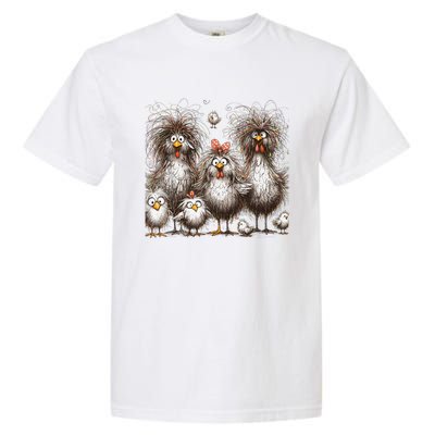 Funny Chicken Art Eagerlys Garment-Dyed Heavyweight T-Shirt