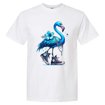 Flamingo Chucks And Pearls Comma La Kamala Harris 2024 Garment-Dyed Heavyweight T-Shirt