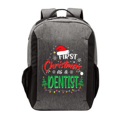 First Christmas As A Dentist 1st Christmas New Dentists Vector Backpack