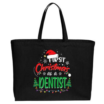 First Christmas As A Dentist 1st Christmas New Dentists Cotton Canvas Jumbo Tote