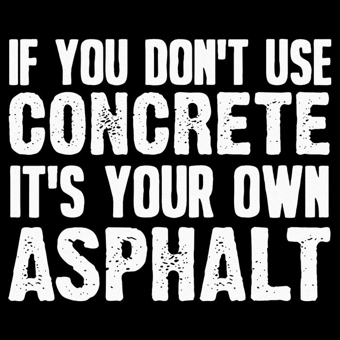 Funny Concrete Asphalt Art For Men Women Concrete Finisher 16 in Basic Backpack