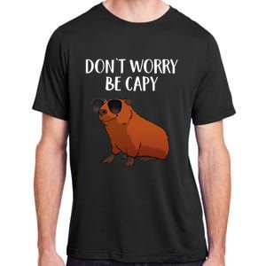 Funny Capybara Art For Cavy Rodent Lover Capybara Adult ChromaSoft Performance T-Shirt