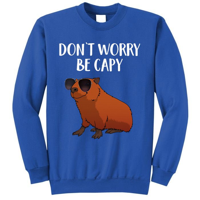 Funny Capybara Art For Cavy Rodent Lover Capybara Sweatshirt