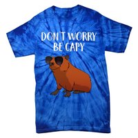 Funny Capybara Art For Cavy Rodent Lover Capybara Tie-Dye T-Shirt