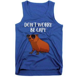 Funny Capybara Art For Cavy Rodent Lover Capybara Tank Top