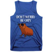 Funny Capybara Art For Cavy Rodent Lover Capybara Tank Top