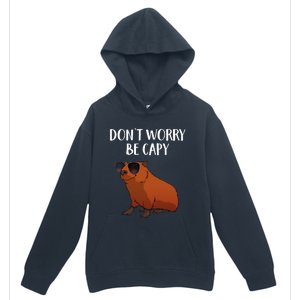 Funny Capybara Art For Cavy Rodent Lover Capybara Urban Pullover Hoodie