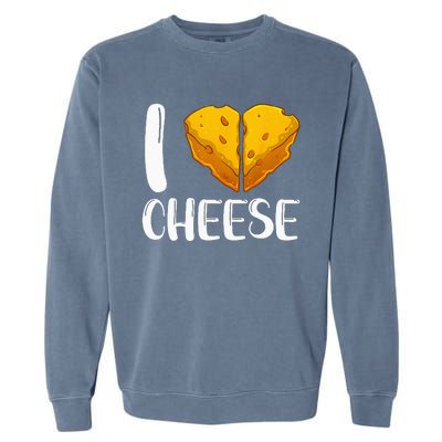 Funny Cheese Art For Men Women Cottage Ricotta Cheese Lovers Garment-Dyed Sweatshirt