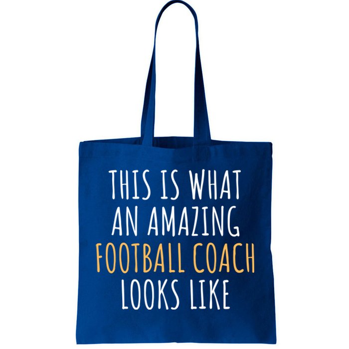 Football Coach Appreciation Thank You End Of Year Christmas Gift Tote Bag