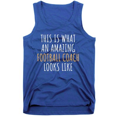 Football Coach Appreciation Thank You End Of Year Christmas Gift Tank Top