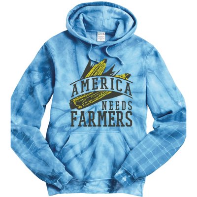 Farmer Corn America Needs Farmers Shirts Gift Tie Dye Hoodie