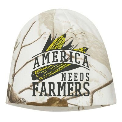 Farmer Corn America Needs Farmers Shirts Gift Kati - Camo Knit Beanie