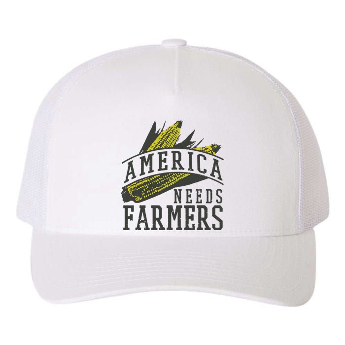 Farmer Corn America Needs Farmers Shirts Gift Yupoong Adult 5-Panel Trucker Hat