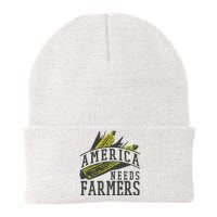 Farmer Corn America Needs Farmers Shirts Gift Knit Cap Winter Beanie