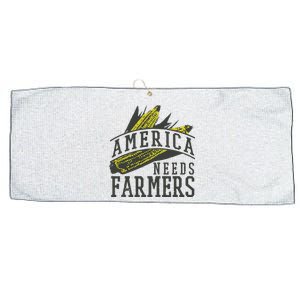 Farmer Corn America Needs Farmers Shirts Gift Large Microfiber Waffle Golf Towel