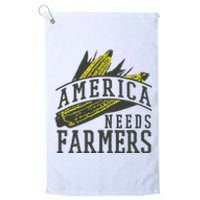 Farmer Corn America Needs Farmers Shirts Gift Platinum Collection Golf Towel