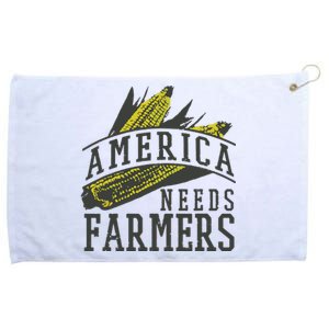 Farmer Corn America Needs Farmers Shirts Gift Grommeted Golf Towel