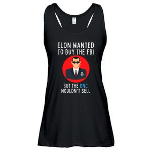 Funny Conservative Anti Biden Defund The FBI Ladies Essential Flowy Tank