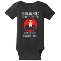 Funny Conservative Anti Biden Defund The FBI Baby Bodysuit