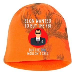 Funny Conservative Anti Biden Defund The FBI Kati - Camo Knit Beanie