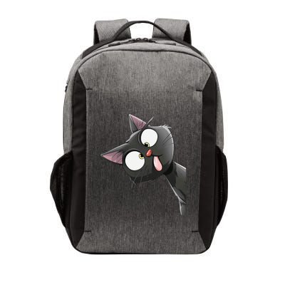 Funny Cat Attitude Kitty Sticking Out Tongue Pet Owner Vector Backpack