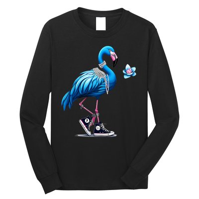 Flamingo Chucks And Pearls Comma La Kamala 2024 Long Sleeve Shirt