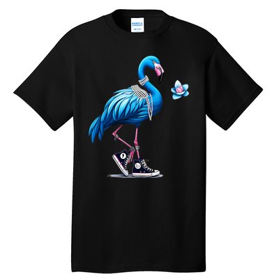 Flamingo Chucks And Pearls Comma La Kamala 2024 Tall T-Shirt