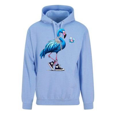 Flamingo Chucks And Pearls Comma La Kamala 2024 Unisex Surf Hoodie