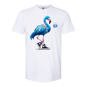 Flamingo Chucks And Pearls Comma La Kamala 2024 Softstyle® CVC T-Shirt