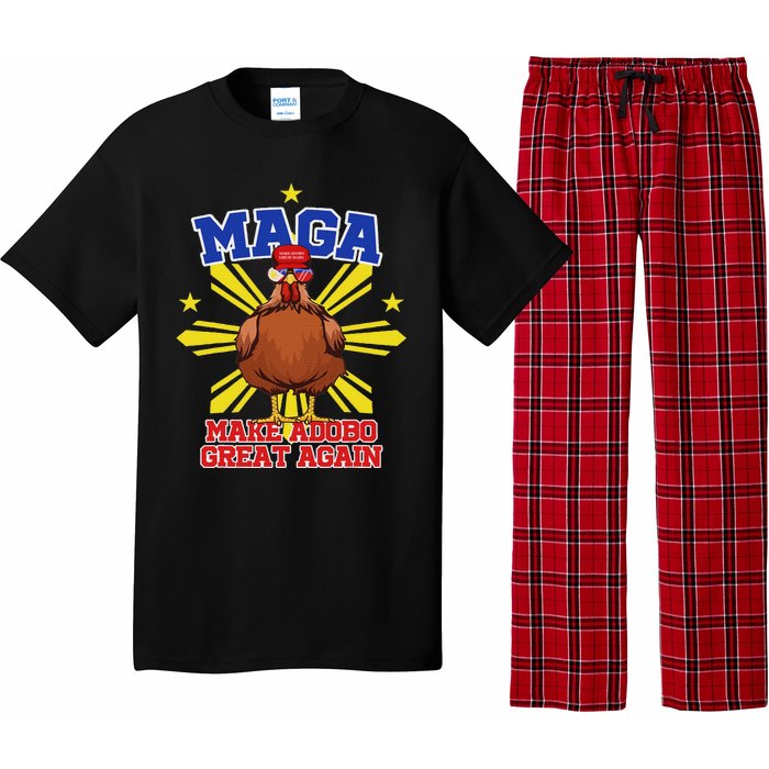 Funny Chicken Adobo Proud Pinoy Filipino Pajama Set