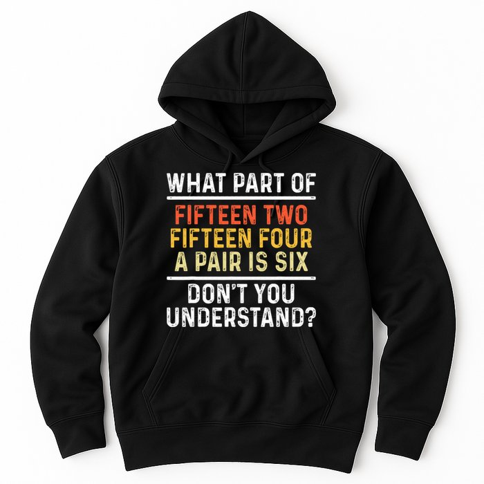 Funny Cribbage Art For Board Game Cribbage Player Hoodie
