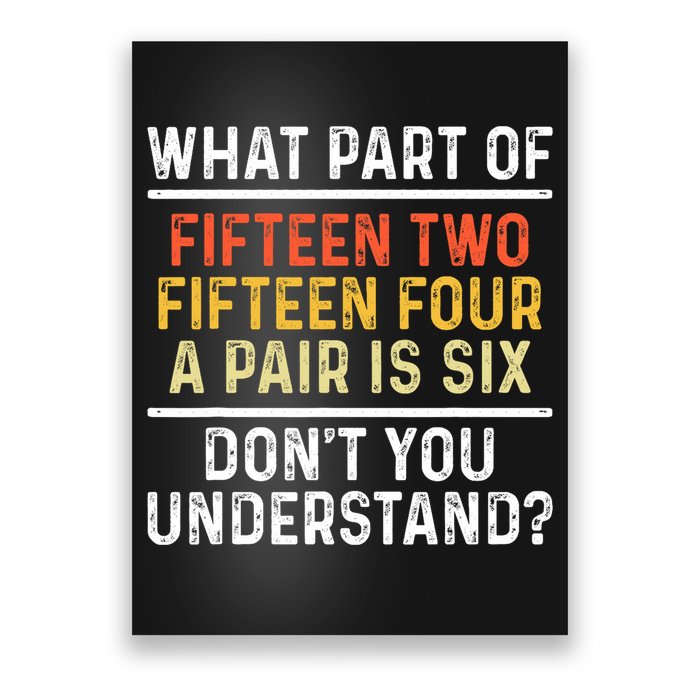 Funny Cribbage Art For Board Game Cribbage Player Poster