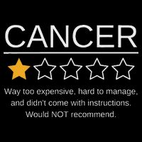 Funny Cancer Awareness One Star Rating Esophageal Ovarian Tank Top