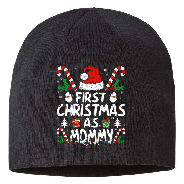 First Christmas As Mommy Family Matching New Mom 1st Time Sustainable Beanie