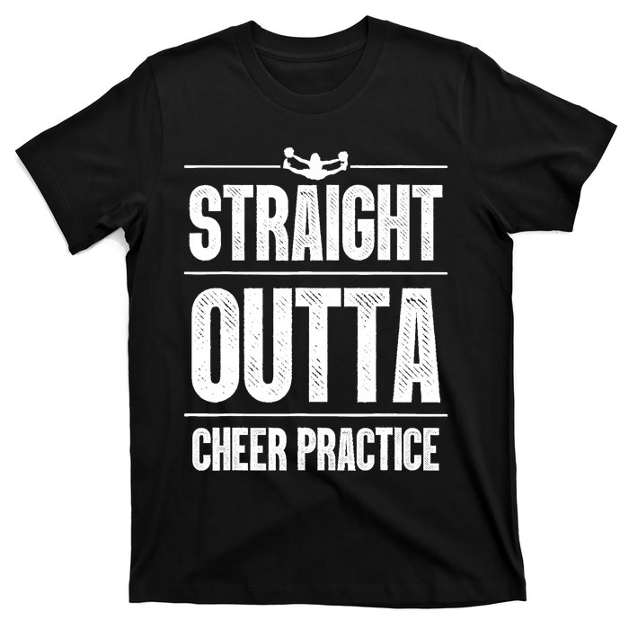 Funny Cheerleader Art Wo Girl Cheer Flyer Cheerleading T-Shirt