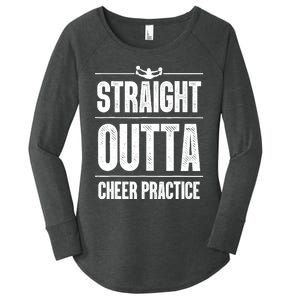 Funny Cheerleader Art Wo Girl Cheer Flyer Cheerleading Women's Perfect Tri Tunic Long Sleeve Shirt