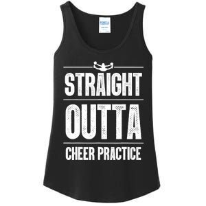 Funny Cheerleader Art Wo Girl Cheer Flyer Cheerleading Ladies Essential Tank