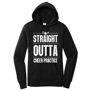 Funny Cheerleader Art Wo Girl Cheer Flyer Cheerleading Women's Pullover Hoodie